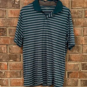 Croft & Barrow Men's Polo Shirt - Blue Stripes